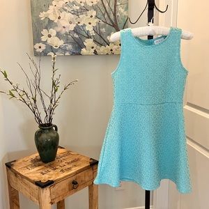 Children’s Place Dress | Aqua | Girls (L) 10-12